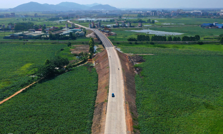 Toàn cảnh tuyến đường vành đai nghìn tỷ đồng nối Hà Nội với Bắc Giang