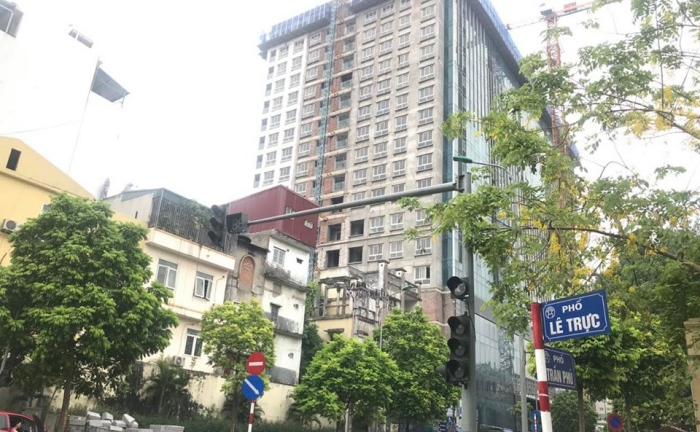 Dự án 8B Lê Trực đã phá dỡ đến đâu?