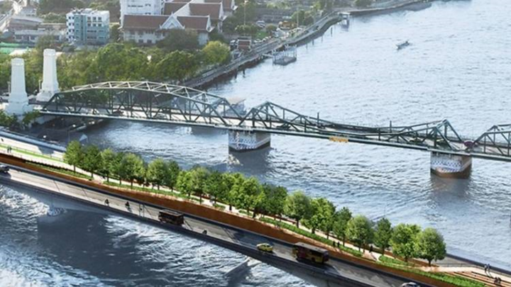 Đường sắt trên cao bỏ hoang 30 năm, Thái Lan làm công viên trên sông