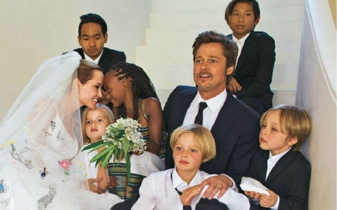 Thợ săn ảnh bắt gặp Brad Pitt ghé nhà Angelina Jolie