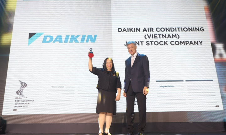 Daikin Việt Nam đạt giải công ty có môi trường làm việc tốt nhất châu Á 2020