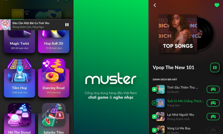 Muster: Cả thế giới âm nhạc trong tầm tay