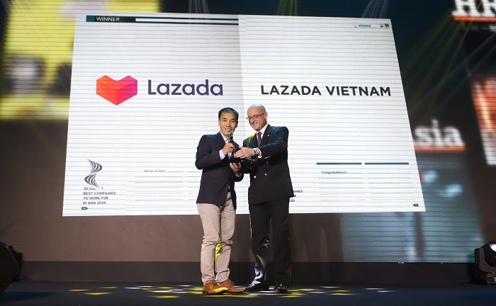 Lazada Việt Nam vinh dự là 'Nơi làm việc tốt nhất Châu Á năm 2020'