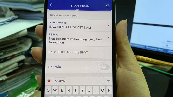 Khách hàng Vietcombank có thể thanh toán BHXH trực tuyến 