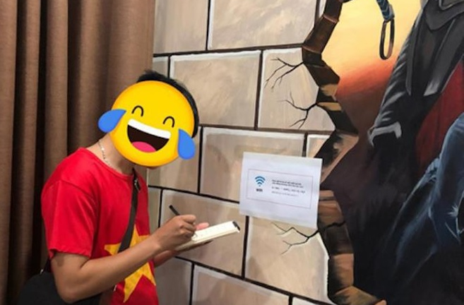 Mật khẩu wifi khiến nhiều người 'đập đầu vào tường'