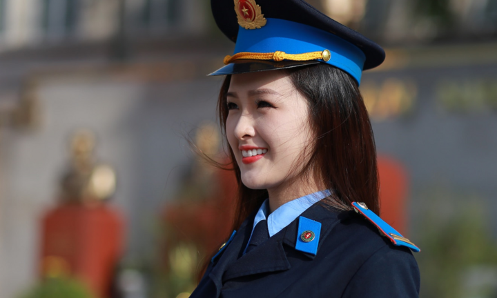 Nữ sinh xinh đẹp của Học viện Cảnh sát có thành tích học tập 'khủng'