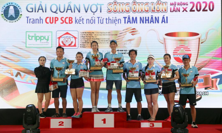 Kết nối yêu thương từ giải quần vợt Sông Ông Lớn 2020