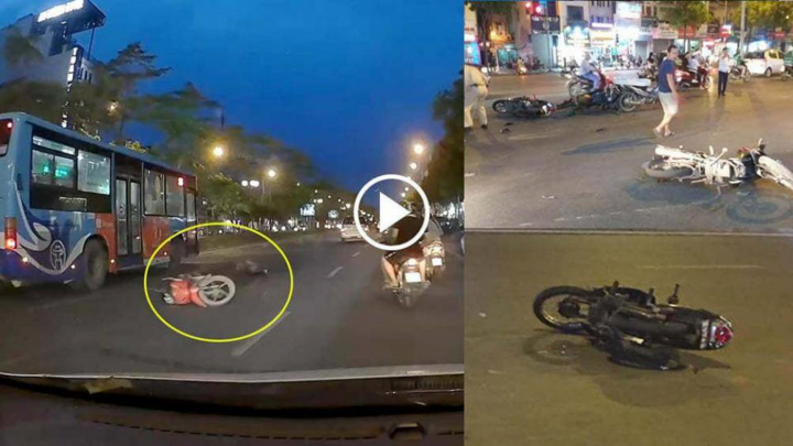 Bắt giữ tài xế ô tô tông liên hoàn 7 xe máy đang dừng đèn đỏ rồi rồ ga bỏ chạy