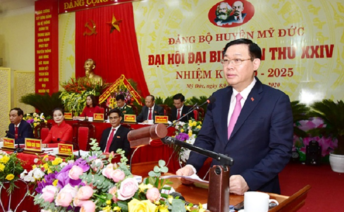 Bí thư Hà Nội Vương Đình Huệ giao nhiệm vụ cho xã Đồng Tâm