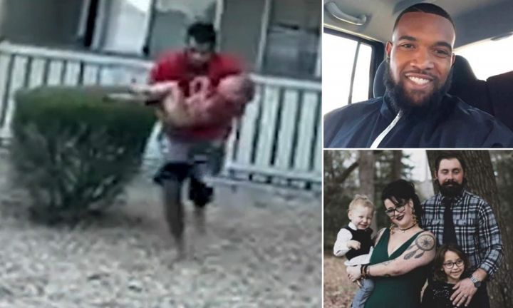 Video: Cựu cầu thủ tóm gọn bé 3 tuổi rơi xuống từ căn nhà cháy 