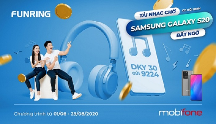Tải nhạc hot, đón Samsung Galaxy S20 cùng Funring