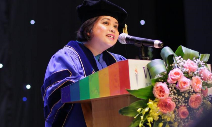 Lời nhắn nhủ truyền cảm hứng của cô hiệu trưởng đến học sinh cuối cấp