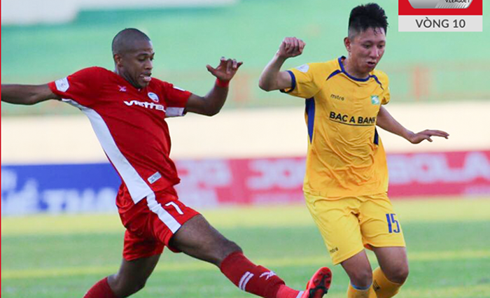 Ngược dòng thắng SLNA, Viettel lên thứ 2 V-League 2020