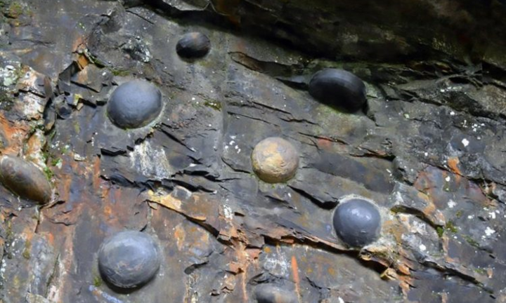 Kỳ quái vách đá 'thai nghén' trứng thần, 30 năm mới 'đẻ' một lần