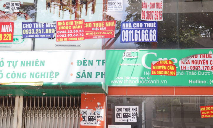 Nhan nhản mặt bằng cho thuê ở TP.HCM