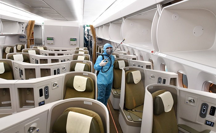 Vietnam Airlines tiếp tục giải pháp bảo vệ sức khỏe hành khách, người lao động
