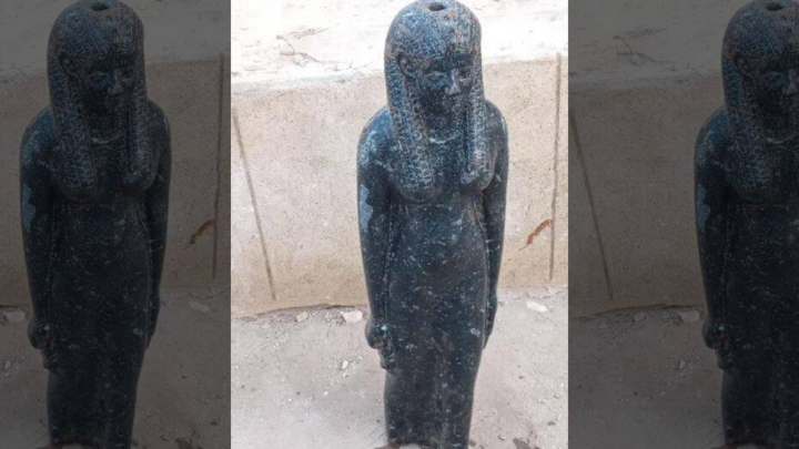 Phát hiện loạt tượng nữ thần Ai Cập cổ đại và Pharaoh Ramses II