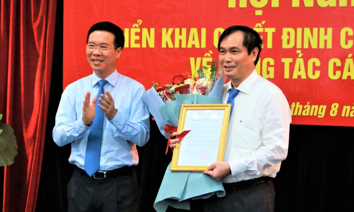 Bổ nhiệm ông Phan Xuân Thuỷ làm Phó trưởng Ban Tuyên giáo Trung ương