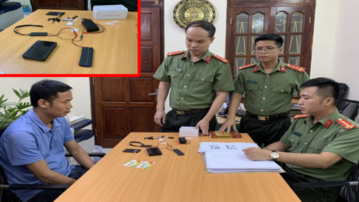 Cận cảnh thiết bị ghi âm, ghi hình được rao bán để gian lận thi cử