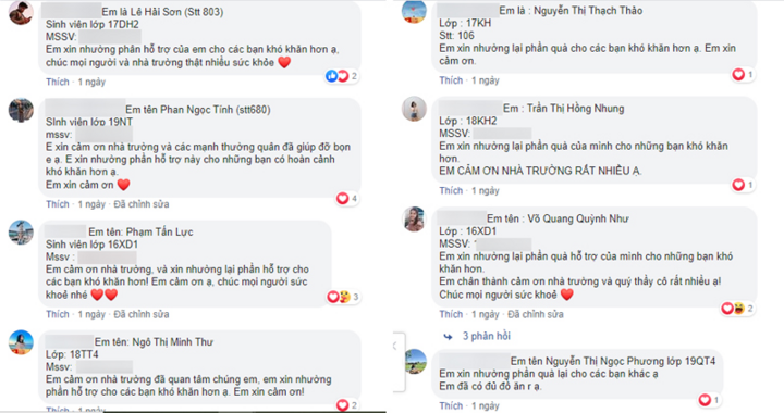 Hàng trăm sinh viên Đà Nẵng 'tranh nhau' nhường quà hỗ trợ COVID-19