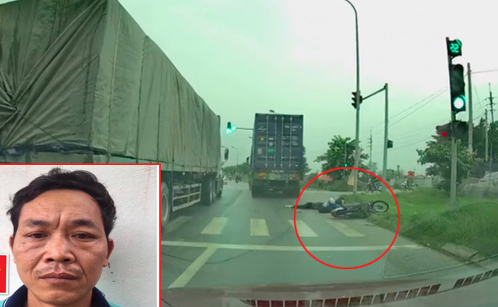 Tạm giữ hình sự tài xế container vượt ẩu tông chết nữ sinh ở Hà Nội