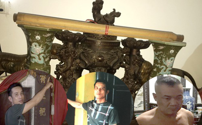 Bắt 3 kẻ chuyên trộm cổ vật ở đình, chùa 