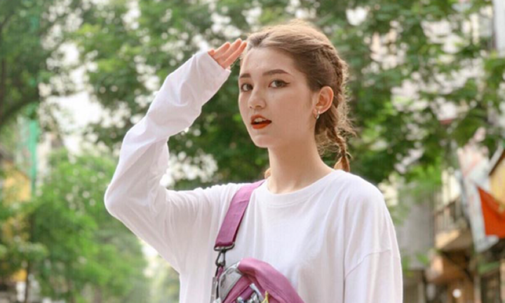 Ảnh: Hot girl Đại học Thương Mại thường bị nhầm là con lai