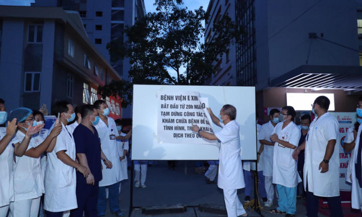 Bệnh viện E dỡ bỏ phong tỏa, tiếp tục đón bệnh nhân