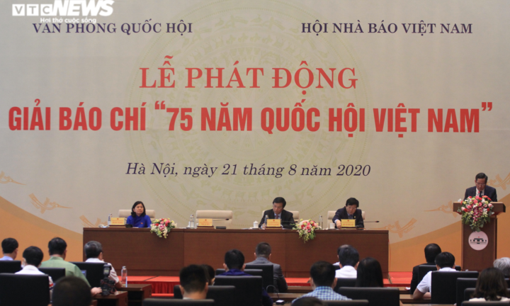 Phát động Giải báo chí '75 năm Quốc hội Việt Nam'