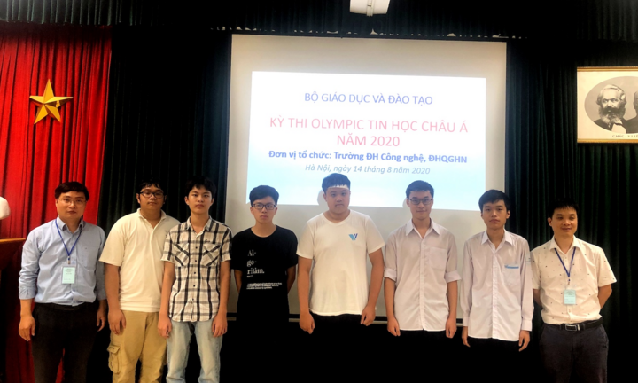 6/6 học sinh Việt Nam có huy chương ở Olympic Tin học châu Á - Thái Bình Dương 