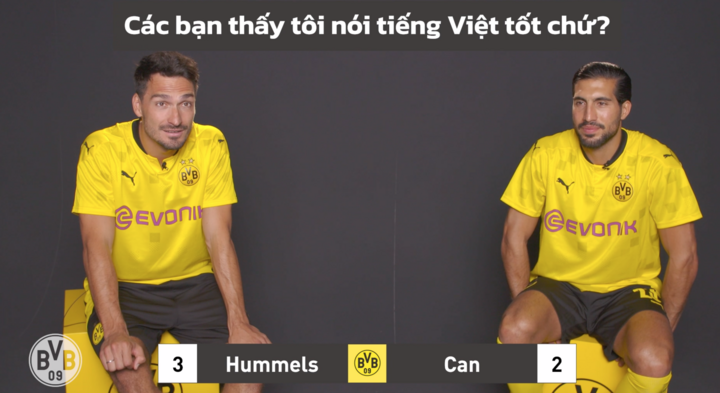 Video: Xem các ngôi sao Dortmund thử tài nói tiếng Việt