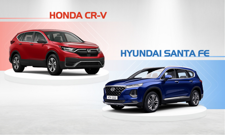 CR-V và Santa Fe khác phân khúc nhưng chỉ chênh vài triệu, chọn xe nào?