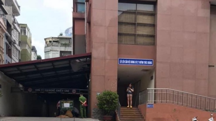 Nam thanh niên rơi từ tầng cao chung cư xuống đất thiệt mạng