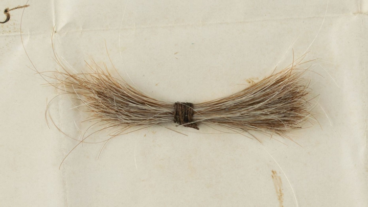 Bán đấu giá lọn tóc của cố Tổng thống Mỹ Lincoln trong bức điện nhuốm máu 