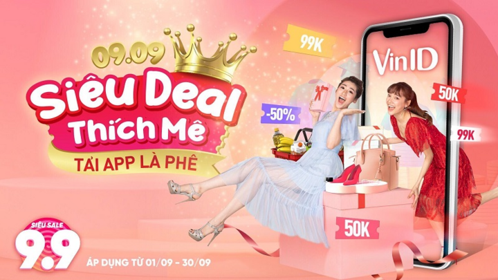 Tháng 9 tưng bừng mua sắm với hàng loạt 'deal khủng' từ VinID