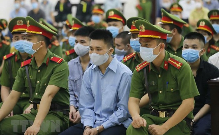 Hình ảnh 29 kẻ chống đối, sát hại 3 chiến sĩ công an ở Đồng Tâm hầu tòa