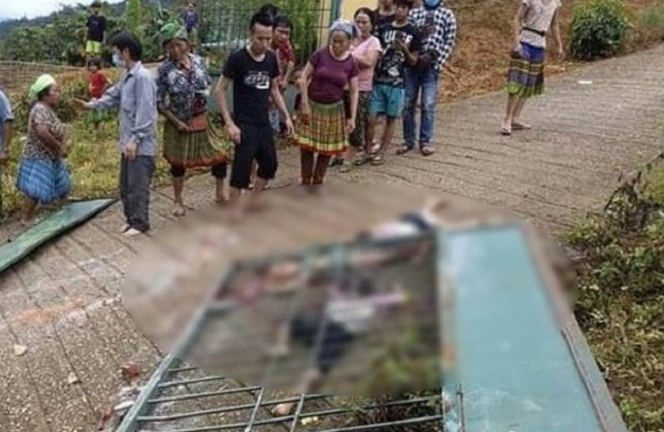 Cổng trường đổ, đè 3 học sinh chết thương tâm ở Lào Cai
