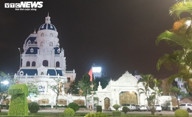 Tòa lâu đài hoành tráng của đại gia xăng dầu vừa bị bắt ở Hải Phòng