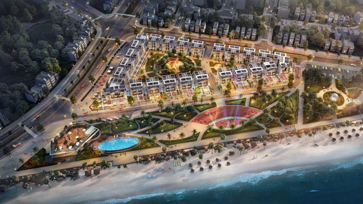 Tuy Hòa có shop villas phố biển đầu tiên cạnh sân bay