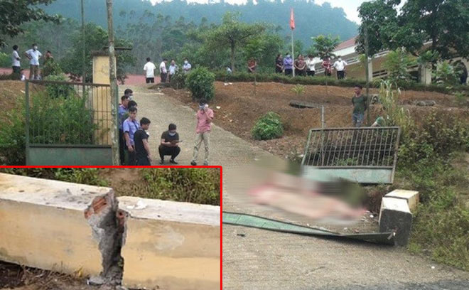 Sập cổng trường đè chết 3 học sinh: Làm rõ nghi vấn rút ruột công trình