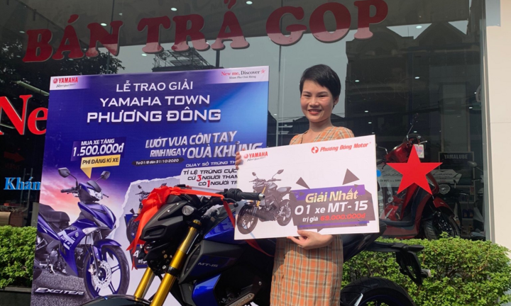 'Ẵm trọn' xe mô tô thể thao trị giá gần 70 triệu đồng khi mua Yamaha Exciter