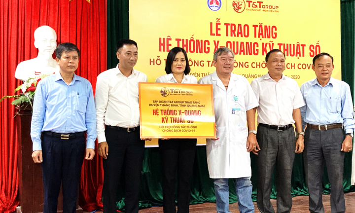 T&T Group trao tặng hệ thống X-quang kỹ thuật số cho tỉnh Quảng Nam 