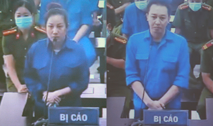 Hình ảnh giám đốc trung tâm đấu giá đất ở Thái Bình cùng vợ Đường 'Nhuệ' hầu tòa