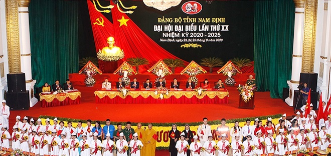 Khai mạc Đại hội đại biểu Đảng bộ tỉnh Nam Định lần thứ XX