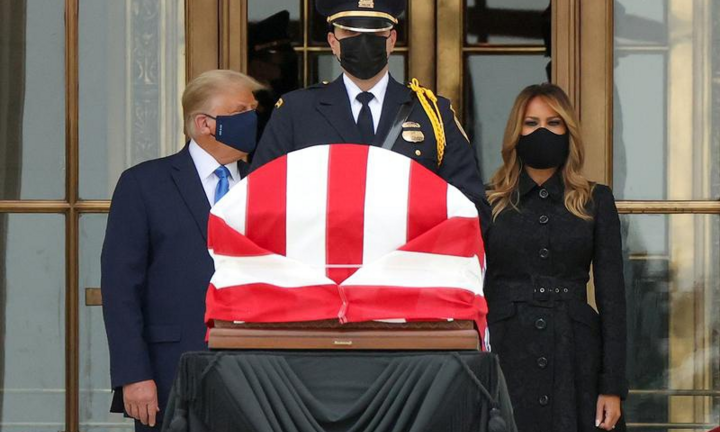 Nữ thẩm phán Mỹ đầu tiên được truy điệu tại điện Capitol