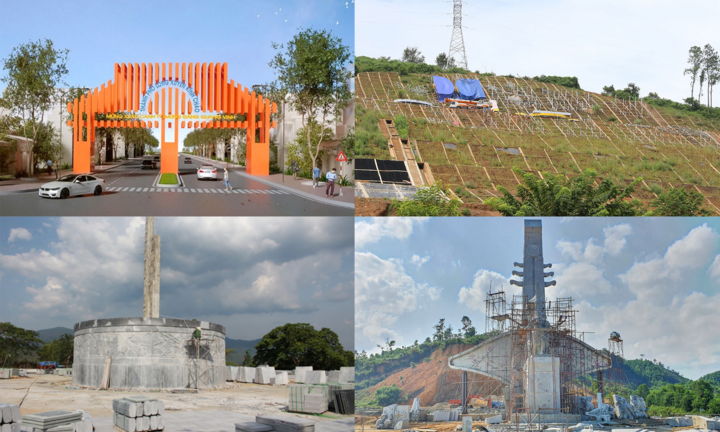 Những công trình tượng đài, khẩu hiệu tiền tỷ xôn xao dư luận