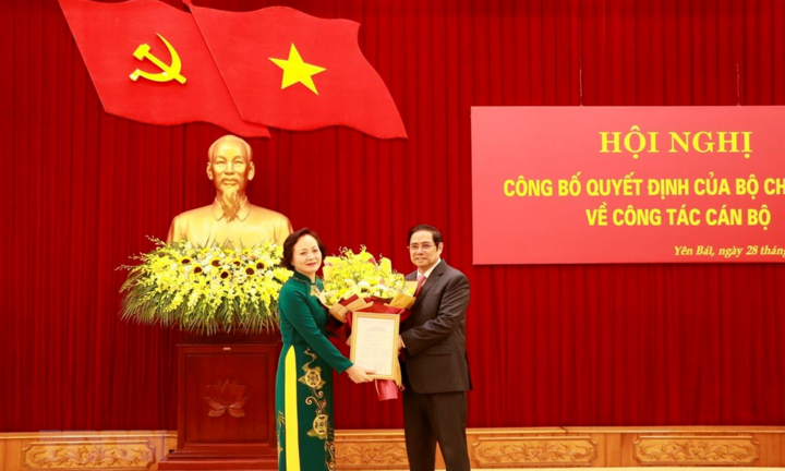 Thứ trưởng Nội vụ Phạm Thị Thanh Trà làm Phó ban Tổ chức Trung ương