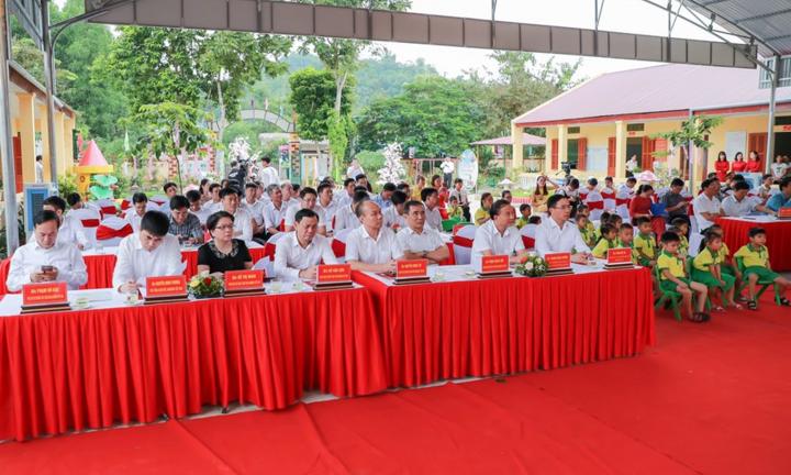 Khánh thành Trường Mầm non Kim Quan, huyện Yên Sơn do Agribank tài trợ