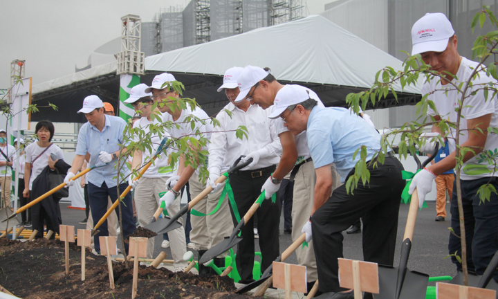 AEONMALL Hải Phòng tổ chức lễ trồng cây 'Cánh rừng quê hương AEON'