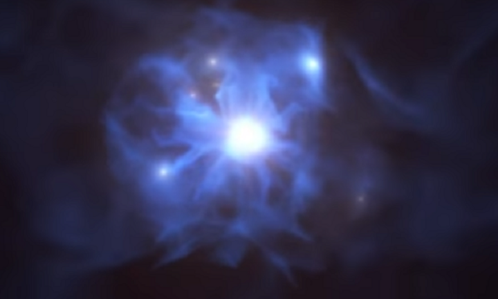 Hố đen quái vật, giam cầm 6 thiên hà